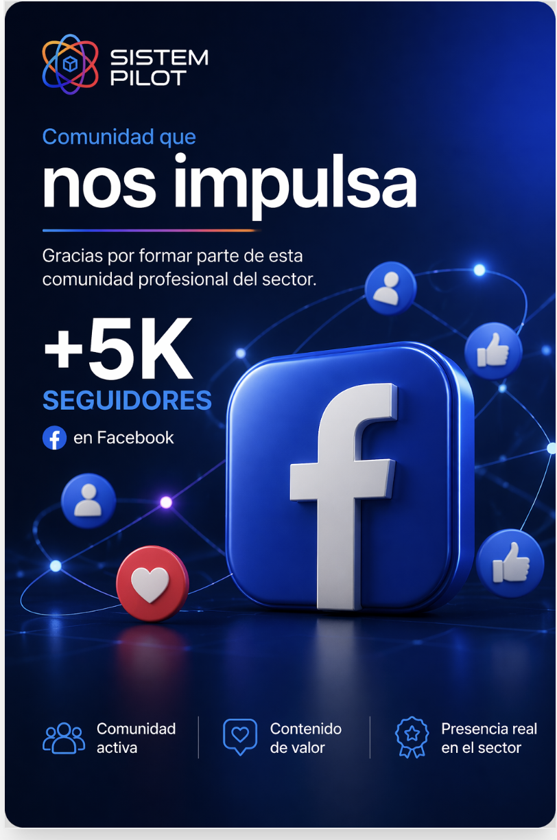 Página de Facebook de Academia Sistem Formación con más de 5.000 seguidores y comunidad activa del sector hostelero